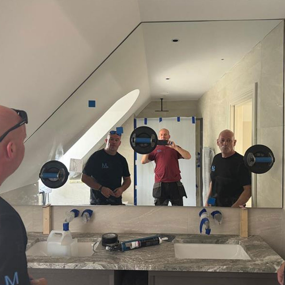 Glazing work by JM Glass & Glazing in Epsom